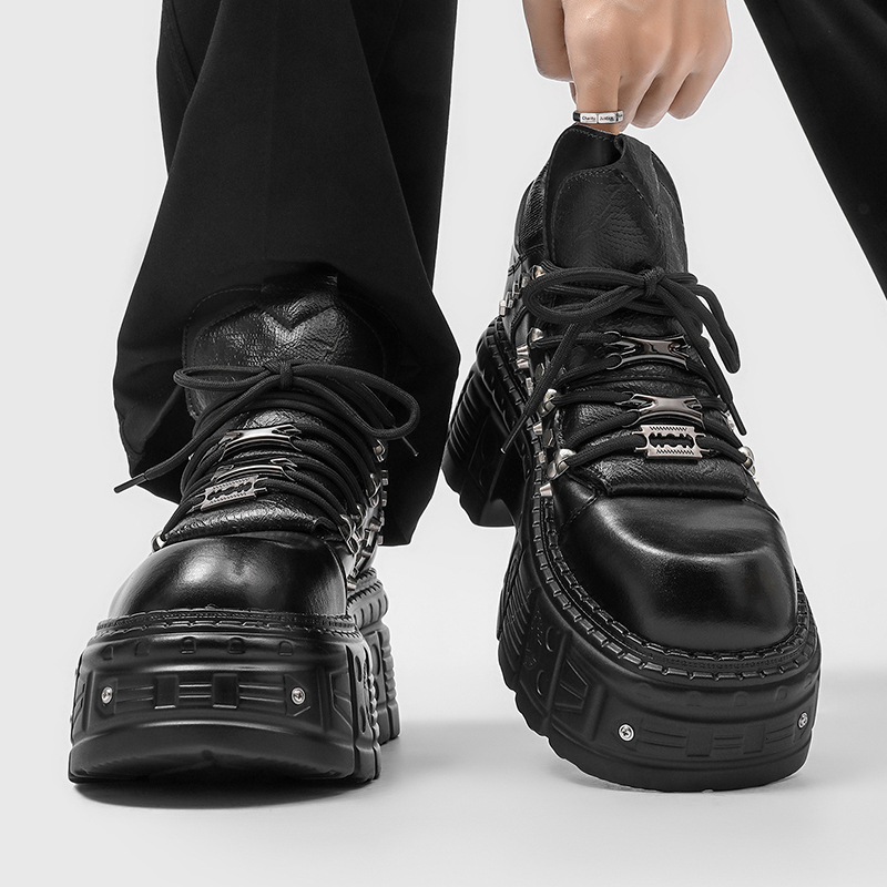Men'S Shoes With Height Increase - Nowe męskie buty na platformie w