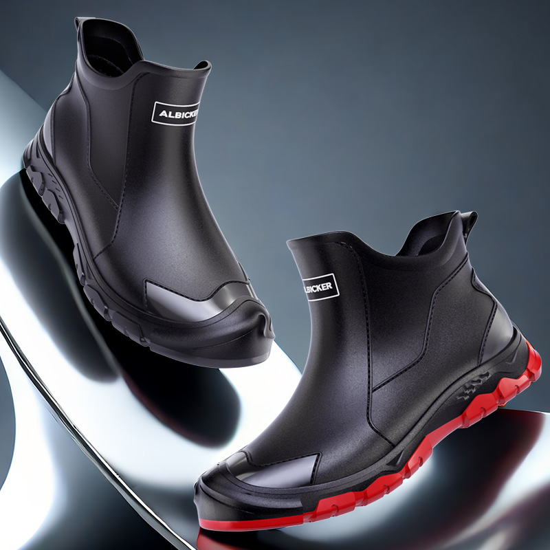 Męskie krótkie kalosze, miejsk – Men'S Shoes Water Resistant recenzja i cena
