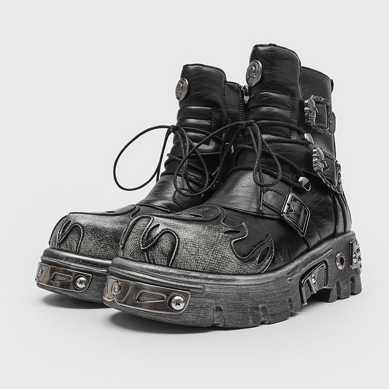 Męskie buty motocyklowe w styl – Men'S Shoes With Height Increase recenzja i cena